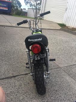Kawasaki Kv75 MT1 mini bike fuel oil vent  CLAMPS